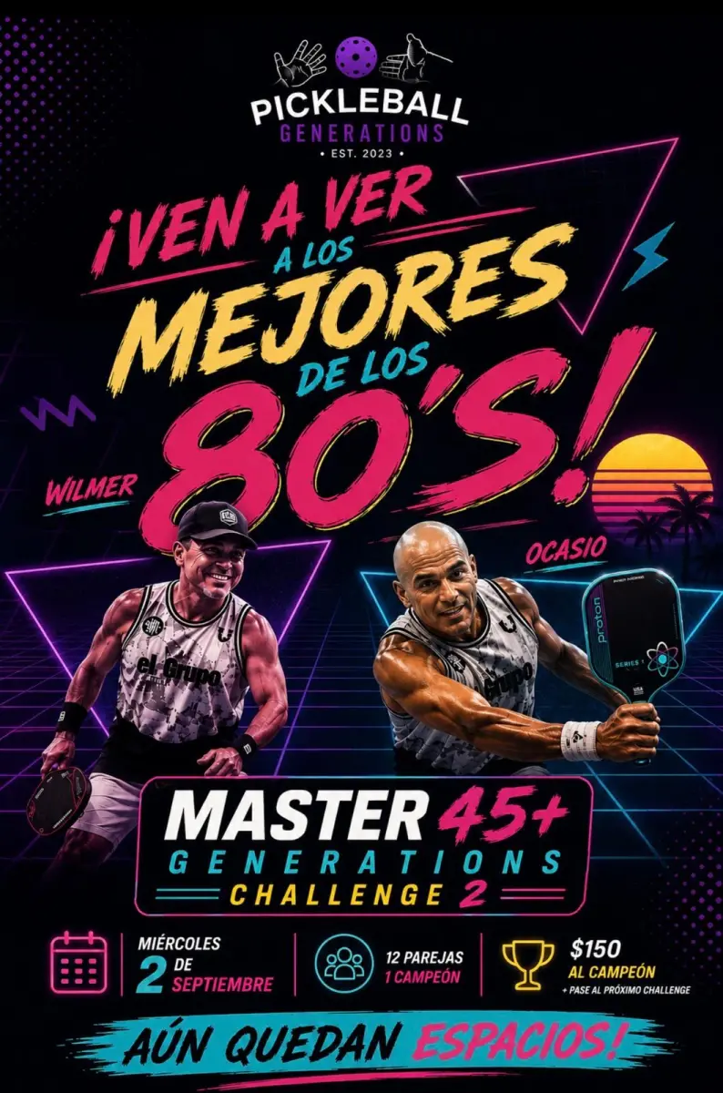 Pickelball Generations Master 45+ Challenge #2