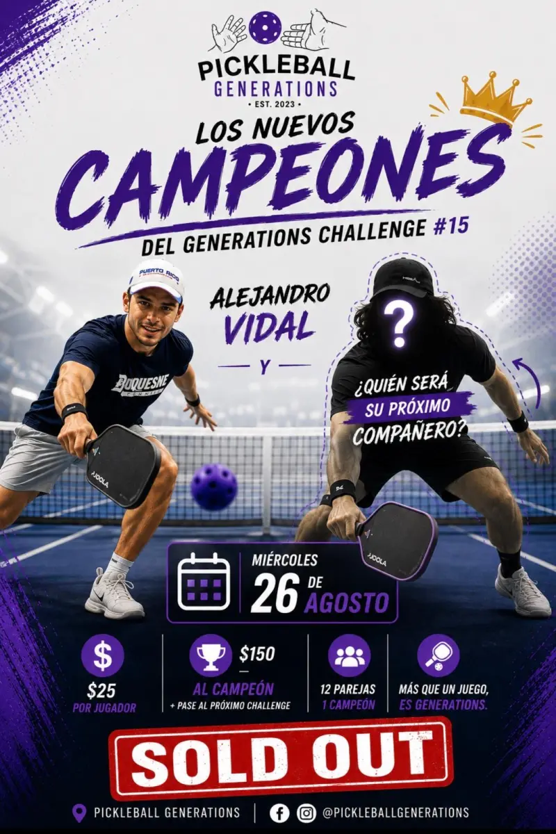 Pickelball Generations Challenge #15