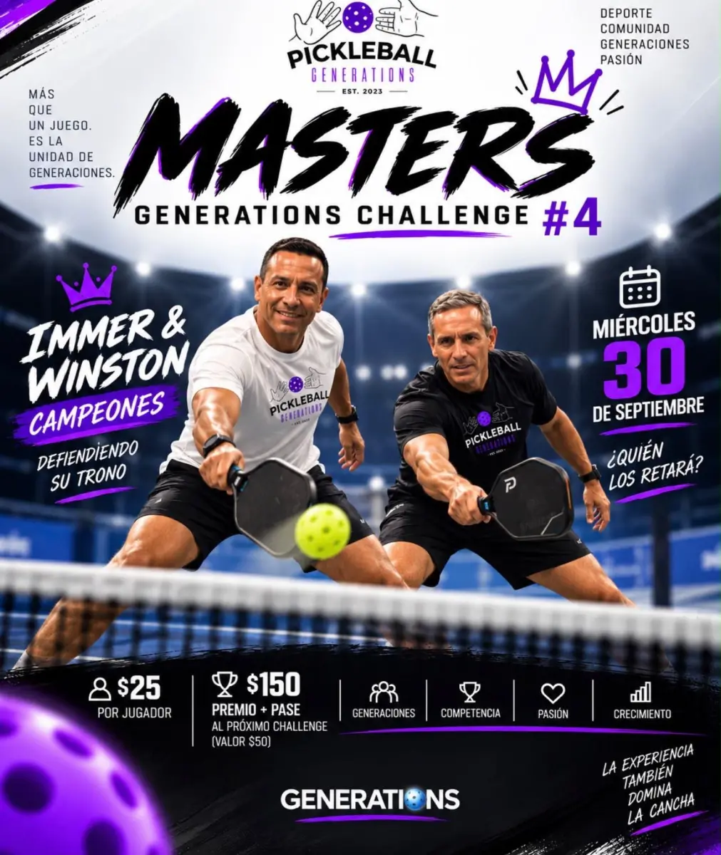 Pickelball Generations Master 45+ #4
