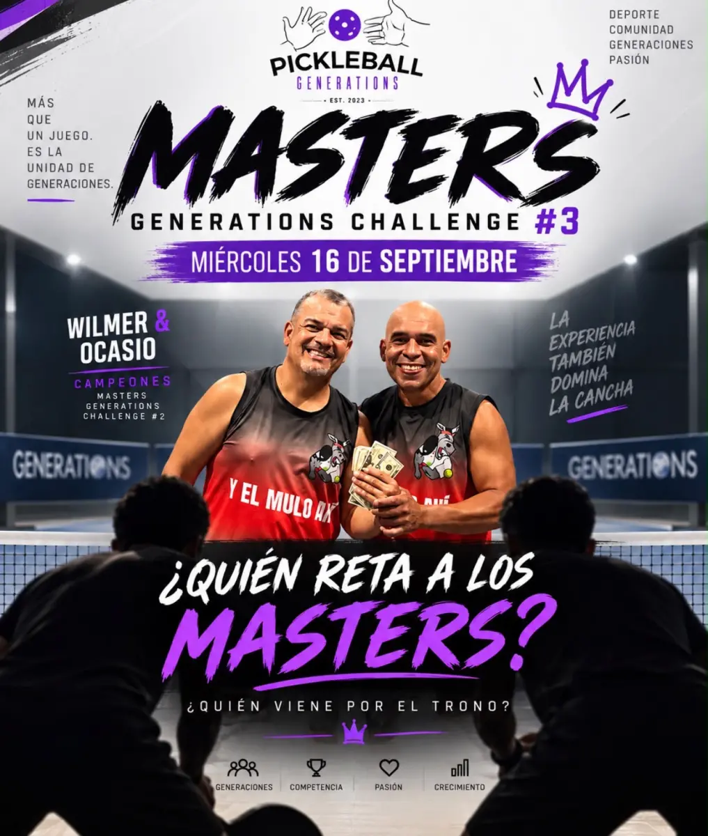 Pickelball Generations Masters 45+ Challenge #3